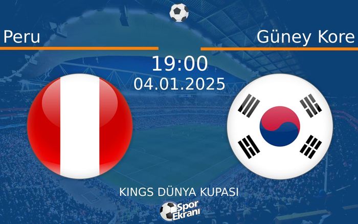 04 Ocak 2025 Peru vs Güney Kore maçı Hangi Kanalda Saat Kaçta Yayınlanacak? 04 Ocak 2025 Peru vs Güney Kore maçı Hangi Kanalda Saat Kaçta Yayınlanacak?