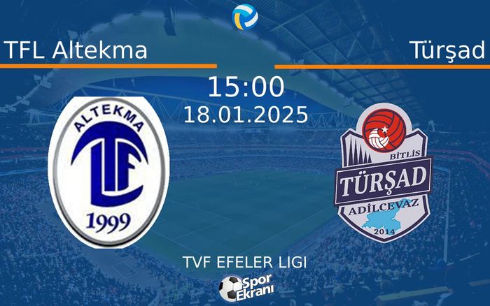 18 Ocak 2025 TFL Altekma vs Türşad maçı Hangi Kanalda Saat Kaçta Yayınlanacak? 18 Ocak 2025 TFL Altekma vs Türşad maçı Hangi Kanalda Saat Kaçta Yayınlanacak?