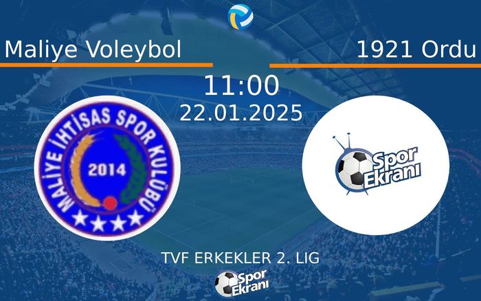 22 Ocak 2025 Maliye Voleybol vs 1921 Ordu maçı Hangi Kanalda Saat Kaçta Yayınlanacak? 22 Ocak 2025 Maliye Voleybol vs 1921 Ordu maçı Hangi Kanalda Saat Kaçta Yayınlanacak?