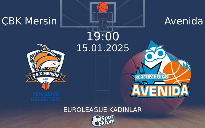 15 Ocak 2025 ÇBK Mersin vs Avenida maçı Hangi Kanalda Saat Kaçta Yayınlanacak? 15 Ocak 2025 ÇBK Mersin vs Avenida maçı Hangi Kanalda Saat Kaçta Yayınlanacak?