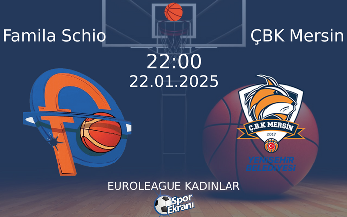 22 Ocak 2025 Famila Schio vs ÇBK Mersin maçı Hangi Kanalda Saat Kaçta Yayınlanacak? 22 Ocak 2025 Famila Schio vs ÇBK Mersin maçı Hangi Kanalda Saat Kaçta Yayınlanacak?