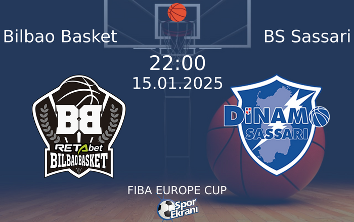 15 Ocak 2025 Bilbao Basket vs BS Sassari maçı Hangi Kanalda Saat Kaçta Yayınlanacak? 15 Ocak 2025 Bilbao Basket vs BS Sassari maçı Hangi Kanalda Saat Kaçta Yayınlanacak?