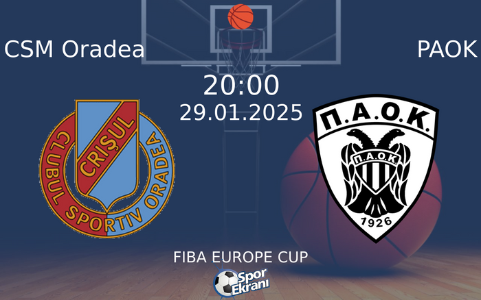29 Ocak 2025 CSM Oradea vs PAOK maçı Hangi Kanalda Saat Kaçta Yayınlanacak? 29 Ocak 2025 CSM Oradea vs PAOK maçı Hangi Kanalda Saat Kaçta Yayınlanacak?