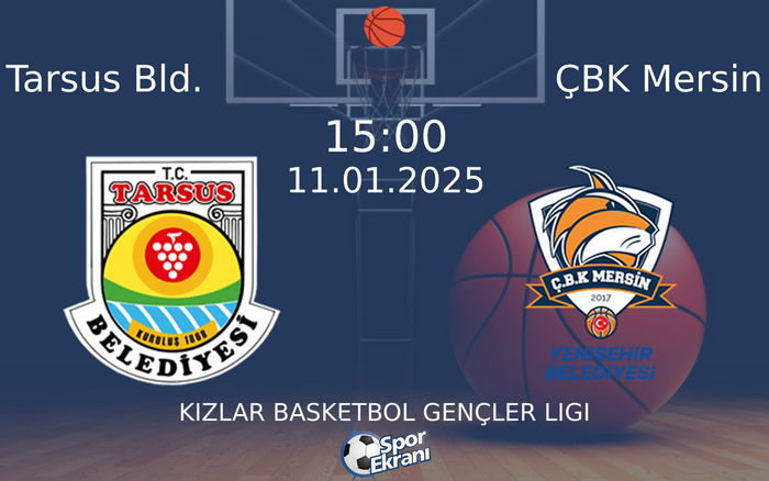 11 Ocak 2025 Tarsus Bld. vs ÇBK Mersin maçı Hangi Kanalda Saat Kaçta Yayınlanacak? 11 Ocak 2025 Tarsus Bld. vs ÇBK Mersin maçı Hangi Kanalda Saat Kaçta Yayınlanacak?