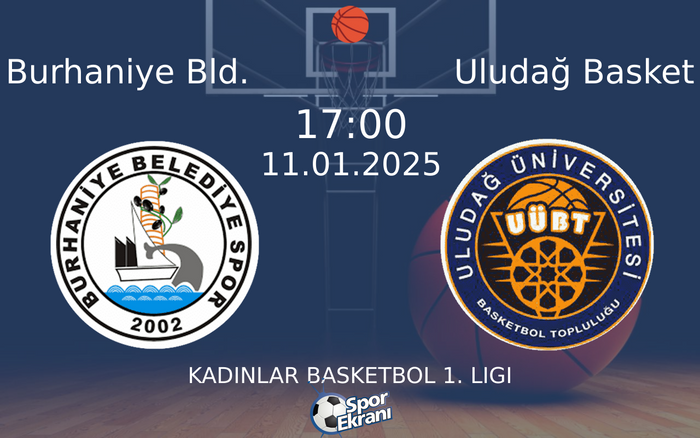 11 Ocak 2025 Burhaniye Bld. vs Uludağ Basket maçı Hangi Kanalda Saat Kaçta Yayınlanacak? 11 Ocak 2025 Burhaniye Bld. vs Uludağ Basket maçı Hangi Kanalda Saat Kaçta Yayınlanacak?