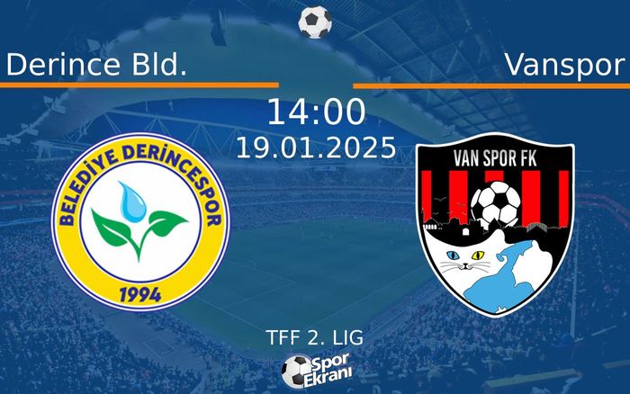 19 Ocak 2025 Derince Bld. vs Vanspor maçı Hangi Kanalda Saat Kaçta Yayınlanacak? 19 Ocak 2025 Derince Bld. vs Vanspor maçı Hangi Kanalda Saat Kaçta Yayınlanacak?