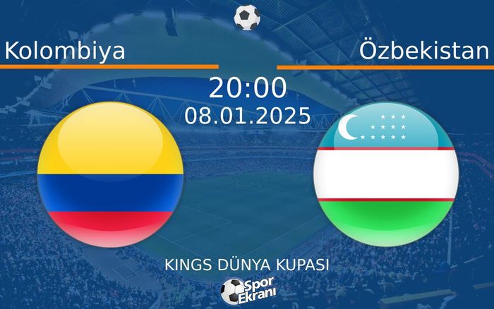 08 Ocak 2025 Kolombiya vs Özbekistan maçı Hangi Kanalda Saat Kaçta Yayınlanacak? 08 Ocak 2025 Kolombiya vs Özbekistan maçı Hangi Kanalda Saat Kaçta Yayınlanacak?