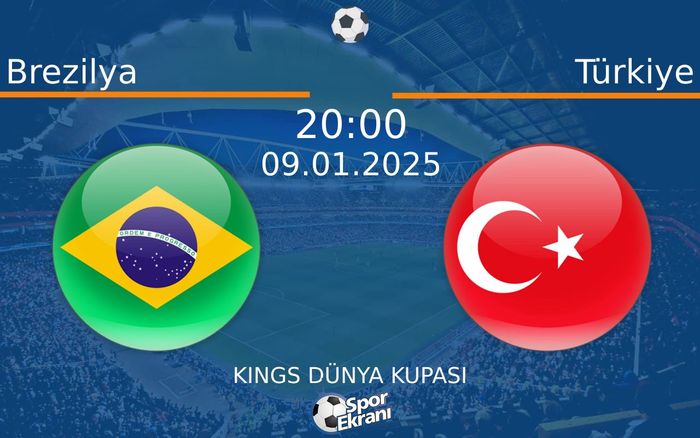 09 Ocak 2025 Brezilya vs Türkiye maçı Hangi Kanalda Saat Kaçta Yayınlanacak?