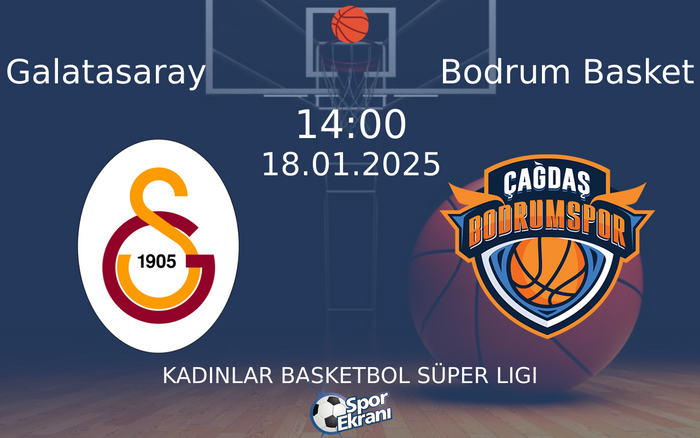 18 Ocak 2025 Galatasaray vs Bodrum Basket maçı Hangi Kanalda Saat Kaçta Yayınlanacak? 18 Ocak 2025 Galatasaray vs Bodrum Basket maçı Hangi Kanalda Saat Kaçta Yayınlanacak?