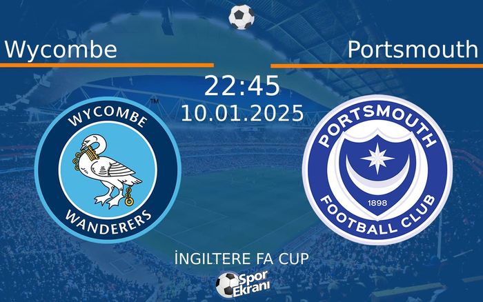 10 Ocak 2025 Wycombe vs Portsmouth maçı Hangi Kanalda Saat Kaçta Yayınlanacak? 10 Ocak 2025 Wycombe vs Portsmouth maçı Hangi Kanalda Saat Kaçta Yayınlanacak?