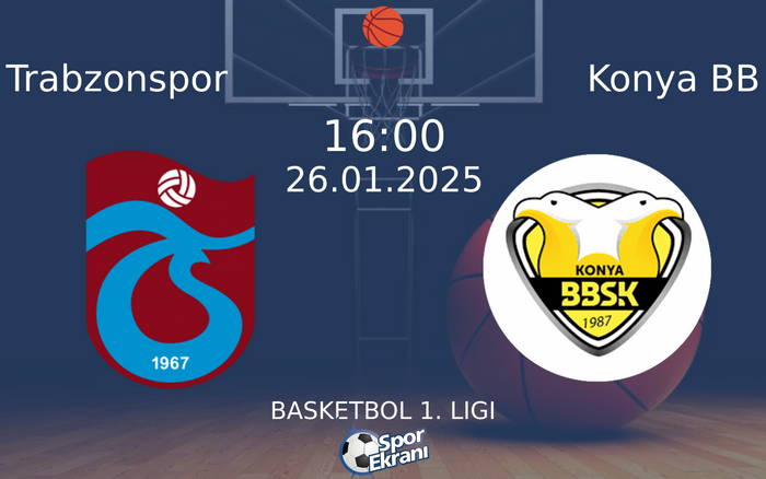26 Ocak 2025 Trabzonspor vs Konya BB maçı Hangi Kanalda Saat Kaçta Yayınlanacak? 26 Ocak 2025 Trabzonspor vs Konya BB maçı Hangi Kanalda Saat Kaçta Yayınlanacak?