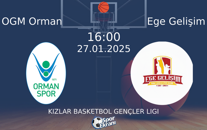 27 Ocak 2025 OGM Orman vs Ege Gelişim maçı Hangi Kanalda Saat Kaçta Yayınlanacak? 27 Ocak 2025 OGM Orman vs Ege Gelişim maçı Hangi Kanalda Saat Kaçta Yayınlanacak?