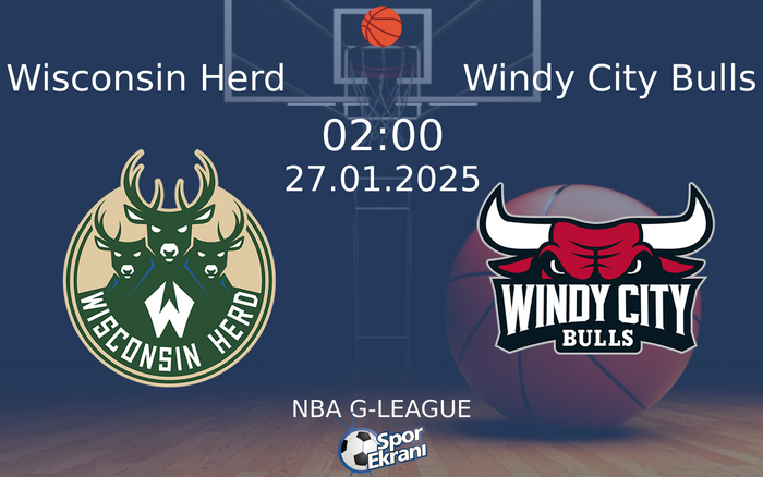 27 Ocak 2025 Wisconsin Herd vs Windy City Bulls maçı Hangi Kanalda Saat Kaçta Yayınlanacak? 27 Ocak 2025 Wisconsin Herd vs Windy City Bulls maçı Hangi Kanalda Saat Kaçta Yayınlanacak?