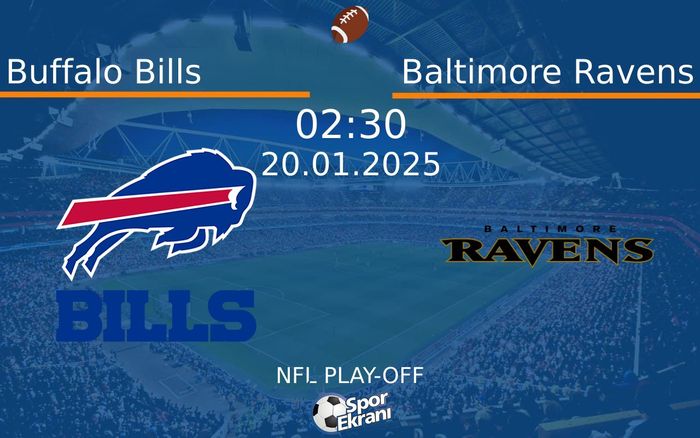 20 Ocak 2025 Buffalo Bills vs Baltimore Ravens maçı Hangi Kanalda Saat Kaçta Yayınlanacak? 20 Ocak 2025 Buffalo Bills vs Baltimore Ravens maçı Hangi Kanalda Saat Kaçta Yayınlanacak?