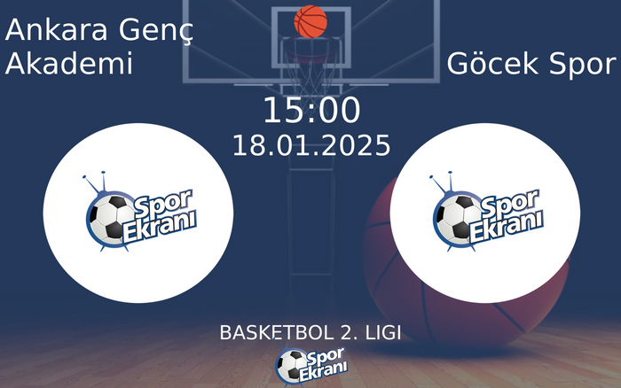 18 Ocak 2025 Ankara Genç Akademi vs Göcek Spor maçı Hangi Kanalda Saat Kaçta Yayınlanacak? 18 Ocak 2025 Ankara Genç Akademi vs Göcek Spor maçı Hangi Kanalda Saat Kaçta Yayınlanacak?