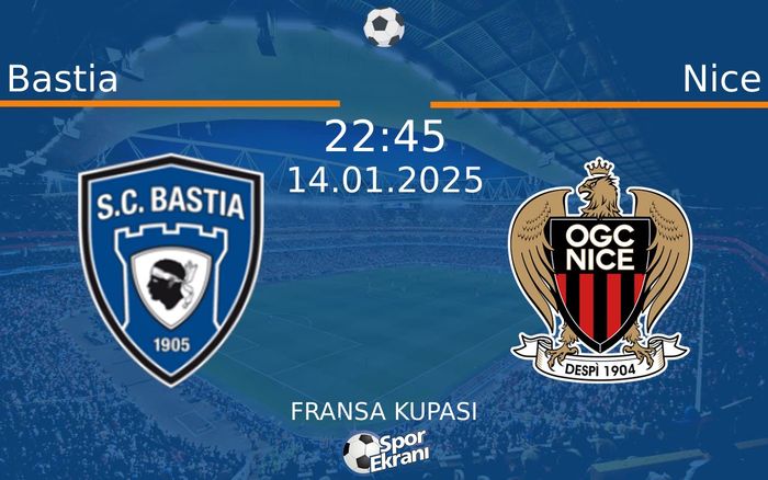 14 Ocak 2025 Bastia vs Nice maçı Hangi Kanalda Saat Kaçta Yayınlanacak? 14 Ocak 2025 Bastia vs Nice maçı Hangi Kanalda Saat Kaçta Yayınlanacak?