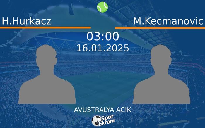 16 Ocak 2025 H.Hurkacz vs M.Kecmanovic maçı Hangi Kanalda Saat Kaçta Yayınlanacak? 16 Ocak 2025 H.Hurkacz vs M.Kecmanovic maçı Hangi Kanalda Saat Kaçta Yayınlanacak?