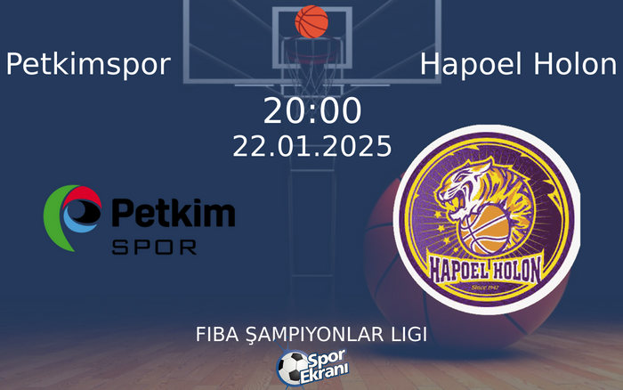 22 Ocak 2025 Petkimspor vs Hapoel Holon maçı Hangi Kanalda Saat Kaçta Yayınlanacak? 22 Ocak 2025 Petkimspor vs Hapoel Holon maçı Hangi Kanalda Saat Kaçta Yayınlanacak?
