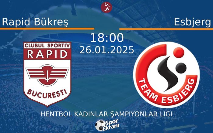 26 Ocak 2025 Rapid Bükreş vs Esbjerg maçı Hangi Kanalda Saat Kaçta Yayınlanacak? 26 Ocak 2025 Rapid Bükreş vs Esbjerg maçı Hangi Kanalda Saat Kaçta Yayınlanacak?
