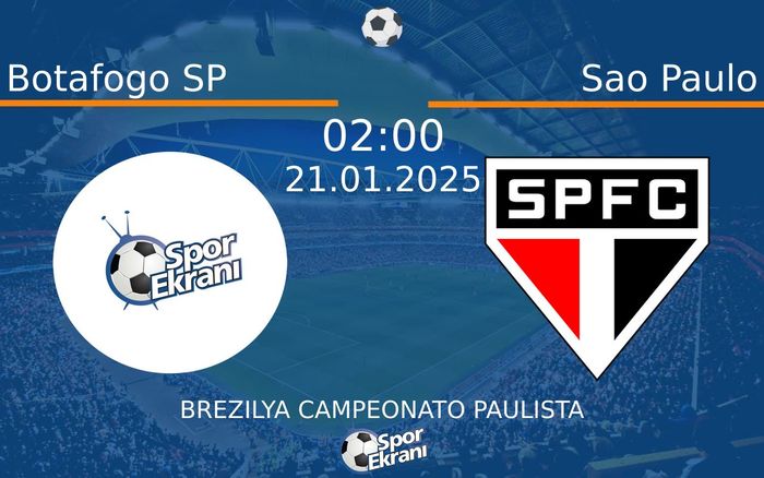 21 Ocak 2025 Botafogo SP vs Sao Paulo maçı Hangi Kanalda Saat Kaçta Yayınlanacak? 21 Ocak 2025 Botafogo SP vs Sao Paulo maçı Hangi Kanalda Saat Kaçta Yayınlanacak?