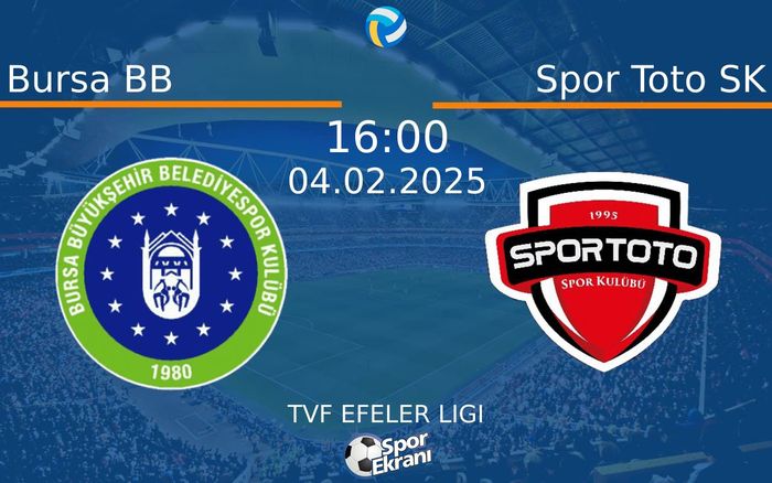 04 Şubat 2025 Bursa BB vs Spor Toto SK maçı Hangi Kanalda Saat Kaçta Yayınlanacak? 04 Şubat 2025 Bursa BB vs Spor Toto SK maçı Hangi Kanalda Saat Kaçta Yayınlanacak?