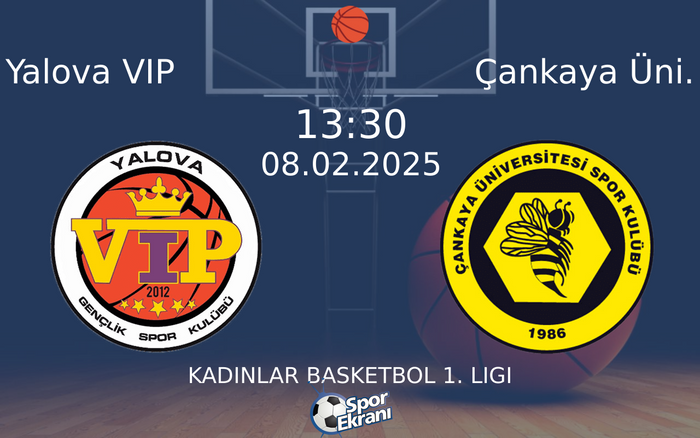 08 Şubat 2025 Yalova VIP vs Çankaya Üni. maçı Hangi Kanalda Saat Kaçta Yayınlanacak? 08 Şubat 2025 Yalova VIP vs Çankaya Üni. maçı Hangi Kanalda Saat Kaçta Yayınlanacak?