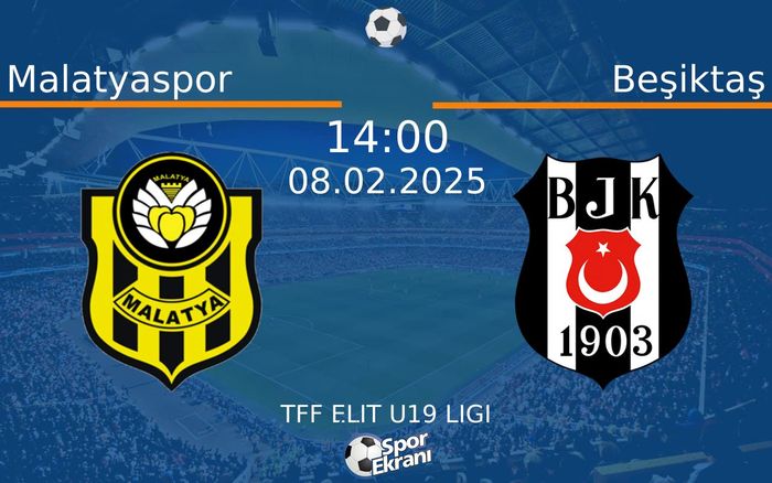 08 Şubat 2025 Malatyaspor vs Beşiktaş maçı Hangi Kanalda Saat Kaçta Yayınlanacak? 08 Şubat 2025 Malatyaspor vs Beşiktaş maçı Hangi Kanalda Saat Kaçta Yayınlanacak?
