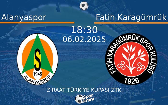 06 Şubat 2025 Alanyaspor vs Fatih Karagümrük maçı Hangi Kanalda Saat Kaçta Yayınlanacak? 06 Şubat 2025 Alanyaspor vs Fatih Karagümrük maçı Hangi Kanalda Saat Kaçta Yayınlanacak?