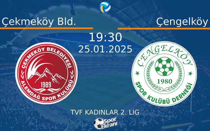 25 Ocak 2025 Çekmeköy Bld. vs Çengelköy maçı Hangi Kanalda Saat Kaçta Yayınlanacak? 25 Ocak 2025 Çekmeköy Bld. vs Çengelköy maçı Hangi Kanalda Saat Kaçta Yayınlanacak?