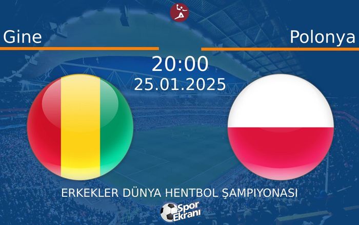 25 Ocak 2025 Gine vs Polonya maçı Hangi Kanalda Saat Kaçta Yayınlanacak? 25 Ocak 2025 Gine vs Polonya maçı Hangi Kanalda Saat Kaçta Yayınlanacak?