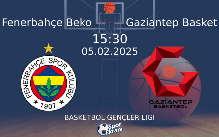 05 Şubat 2025 Fenerbahçe Beko vs Gaziantep Basket maçı Hangi Kanalda Saat Kaçta Yayınlanacak? 05 Şubat 2025 Fenerbahçe Beko vs Gaziantep Basket maçı Hangi Kanalda Saat Kaçta Yayınlanacak?
