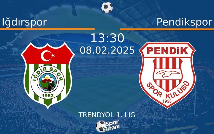 08 Şubat 2025 Iğdırspor vs Pendikspor maçı Hangi Kanalda Saat Kaçta Yayınlanacak? 08 Şubat 2025 Iğdırspor vs Pendikspor maçı Hangi Kanalda Saat Kaçta Yayınlanacak?