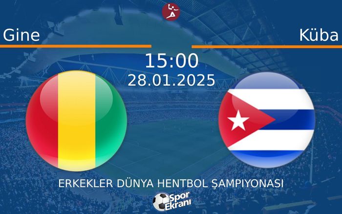 28 Ocak 2025 Gine vs Küba maçı Hangi Kanalda Saat Kaçta Yayınlanacak? 28 Ocak 2025 Gine vs Küba maçı Hangi Kanalda Saat Kaçta Yayınlanacak?