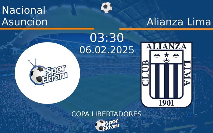 06 Şubat 2025 Nacional Asuncion vs Alianza Lima maçı Hangi Kanalda Saat Kaçta Yayınlanacak? 06 Şubat 2025 Nacional Asuncion vs Alianza Lima maçı Hangi Kanalda Saat Kaçta Yayınlanacak?