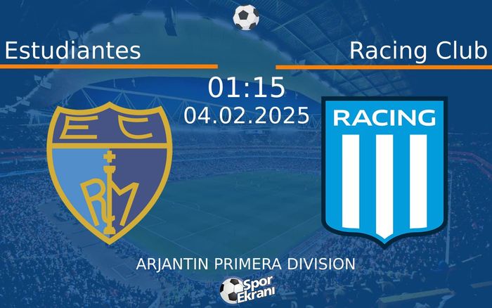 04 Şubat 2025 Estudiantes vs Racing Club maçı Hangi Kanalda Saat Kaçta Yayınlanacak? 04 Şubat 2025 Estudiantes vs Racing Club maçı Hangi Kanalda Saat Kaçta Yayınlanacak?