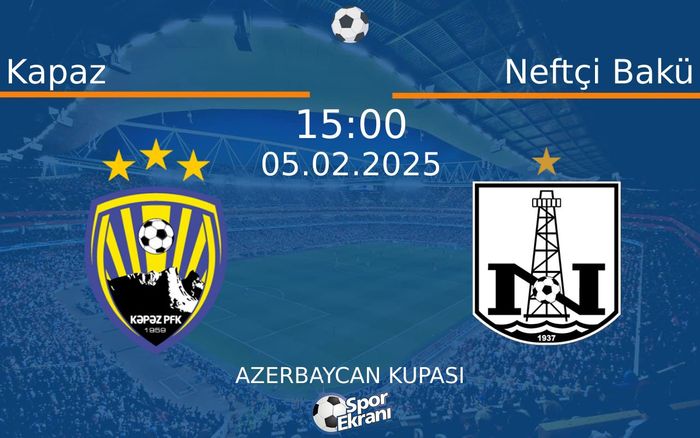 05 Şubat 2025 Kapaz vs Neftçi Bakü maçı Hangi Kanalda Saat Kaçta Yayınlanacak? 05 Şubat 2025 Kapaz vs Neftçi Bakü maçı Hangi Kanalda Saat Kaçta Yayınlanacak?