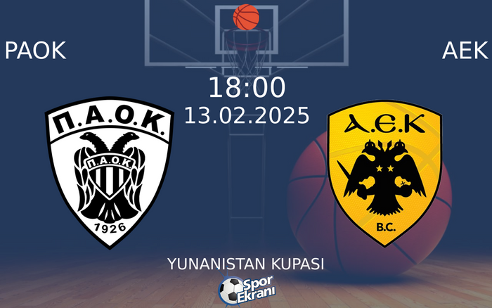 13 Şubat 2025 PAOK vs AEK maçı Hangi Kanalda Saat Kaçta Yayınlanacak? 13 Şubat 2025 PAOK vs AEK maçı Hangi Kanalda Saat Kaçta Yayınlanacak?