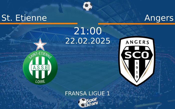 22 Şubat 2025 St. Etienne vs Angers maçı Hangi Kanalda Saat Kaçta Yayınlanacak? 22 Şubat 2025 St. Etienne vs Angers maçı Hangi Kanalda Saat Kaçta Yayınlanacak?