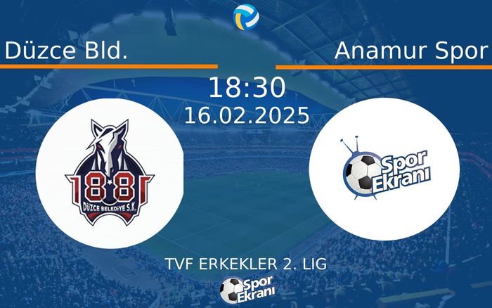 16 Şubat 2025 Düzce Bld. vs Anamur Spor maçı Hangi Kanalda Saat Kaçta Yayınlanacak? 16 Şubat 2025 Düzce Bld. vs Anamur Spor maçı Hangi Kanalda Saat Kaçta Yayınlanacak?