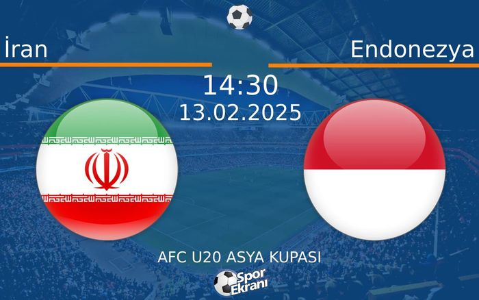 13 Şubat 2025 İran vs Endonezya maçı Hangi Kanalda Saat Kaçta Yayınlanacak? 13 Şubat 2025 İran vs Endonezya maçı Hangi Kanalda Saat Kaçta Yayınlanacak?