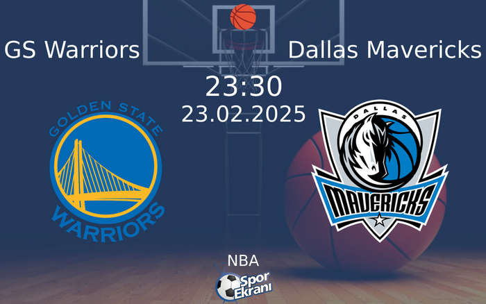 23 Şubat 2025 GS Warriors vs Dallas Mavericks maçı Hangi Kanalda Saat Kaçta Yayınlanacak? 23 Şubat 2025 GS Warriors vs Dallas Mavericks maçı Hangi Kanalda Saat Kaçta Yayınlanacak?