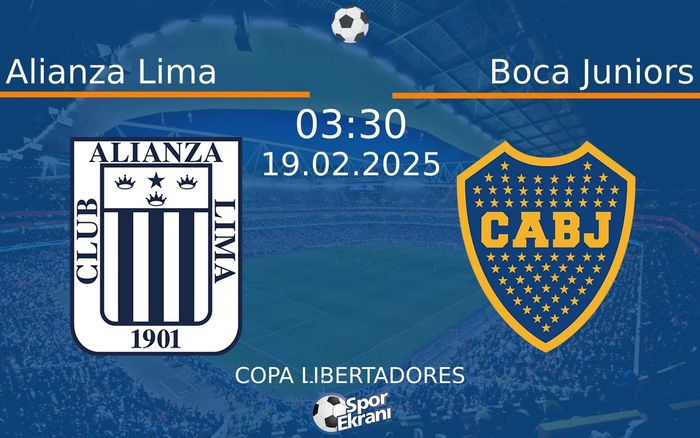 19 Şubat 2025 Alianza Lima vs Boca Juniors maçı Hangi Kanalda Saat Kaçta Yayınlanacak? 19 Şubat 2025 Alianza Lima vs Boca Juniors maçı Hangi Kanalda Saat Kaçta Yayınlanacak?