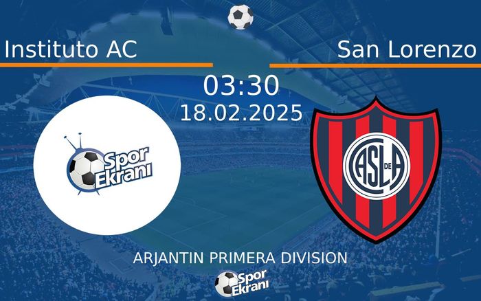 18 Şubat 2025 Instituto AC vs San Lorenzo maçı Hangi Kanalda Saat Kaçta Yayınlanacak? 18 Şubat 2025 Instituto AC vs San Lorenzo maçı Hangi Kanalda Saat Kaçta Yayınlanacak?