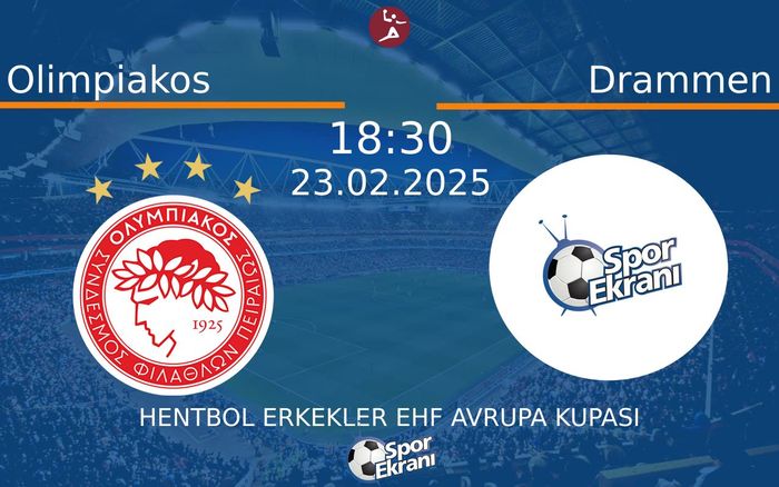 23 Şubat 2025 Olimpiakos vs Drammen maçı Hangi Kanalda Saat Kaçta Yayınlanacak? 23 Şubat 2025 Olimpiakos vs Drammen maçı Hangi Kanalda Saat Kaçta Yayınlanacak?