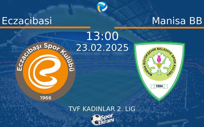 23 Şubat 2025 Eczacibasi vs Manisa BB maçı Hangi Kanalda Saat Kaçta Yayınlanacak? 23 Şubat 2025 Eczacibasi vs Manisa BB maçı Hangi Kanalda Saat Kaçta Yayınlanacak?