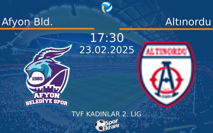 23 Şubat 2025 Afyon Bld. vs Altınordu maçı Hangi Kanalda Saat Kaçta Yayınlanacak? 23 Şubat 2025 Afyon Bld. vs Altınordu maçı Hangi Kanalda Saat Kaçta Yayınlanacak?