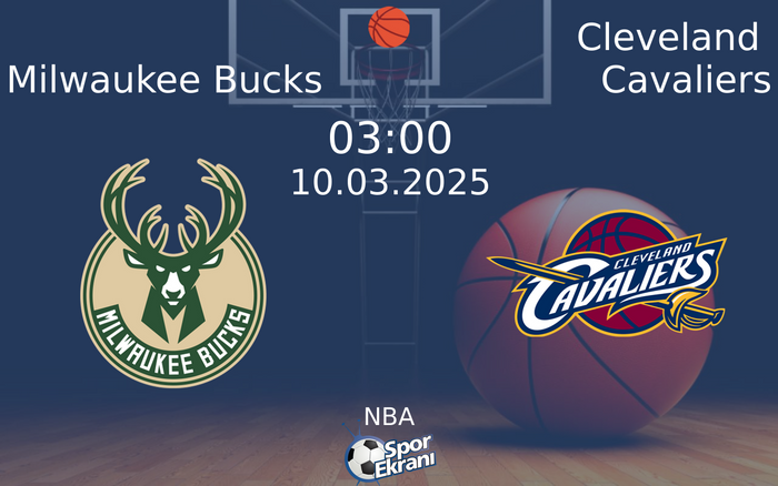 10 Mart 2025 Milwaukee Bucks vs Cleveland Cavaliers maçı Hangi Kanalda Saat Kaçta Yayınlanacak? 10 Mart 2025 Milwaukee Bucks vs Cleveland Cavaliers maçı Hangi Kanalda Saat Kaçta Yayınlanacak?