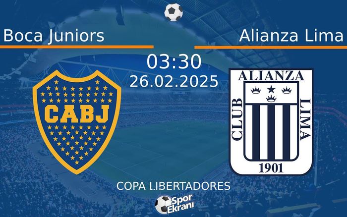 26 Şubat 2025 Boca Juniors vs Alianza Lima maçı Hangi Kanalda Saat Kaçta Yayınlanacak? 26 Şubat 2025 Boca Juniors vs Alianza Lima maçı Hangi Kanalda Saat Kaçta Yayınlanacak?