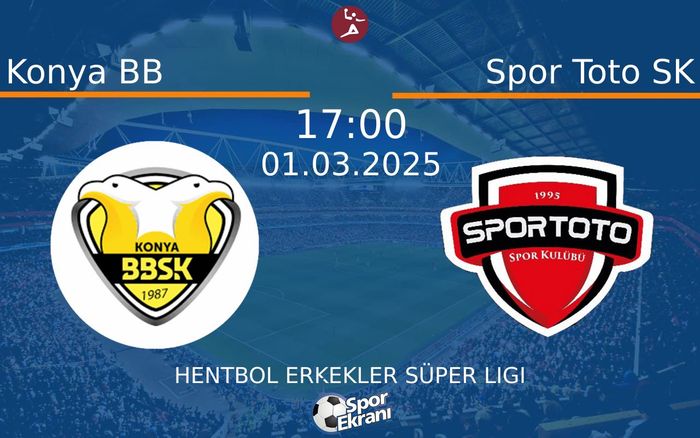 01 Mart 2025 Konya BB vs Spor Toto SK maçı Hangi Kanalda Saat Kaçta Yayınlanacak? 01 Mart 2025 Konya BB vs Spor Toto SK maçı Hangi Kanalda Saat Kaçta Yayınlanacak?