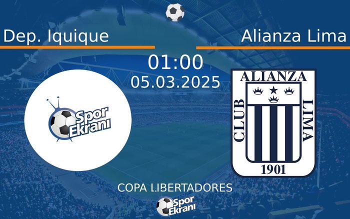 05 Mart 2025 Dep. Iquique vs Alianza Lima maçı Hangi Kanalda Saat Kaçta Yayınlanacak? 05 Mart 2025 Dep. Iquique vs Alianza Lima maçı Hangi Kanalda Saat Kaçta Yayınlanacak?